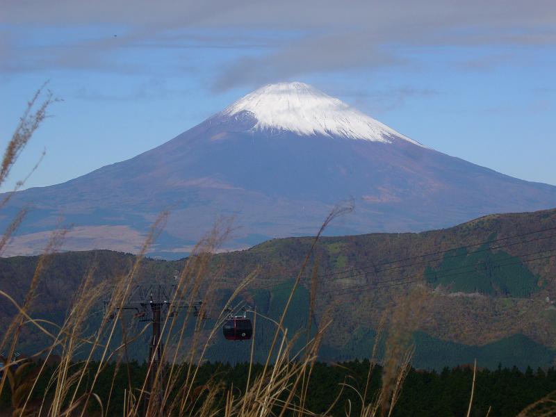 foto_20081114_0935_02.jpg - [de]Und Fuji-San hat ein paar Wölkchen um die Spitze.[en]Even Fuji-san is surrounded by a few clouds.